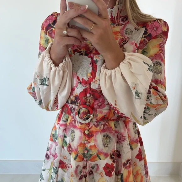 Floral Mini Dress - Picture 4 of 6